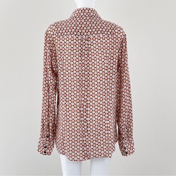 RARE Dolce&Gabbana Long Sleeved Vintage floral blouse 36/50 Italy - Picture 4 of 11